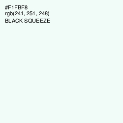 #F1FBF8 - Black Squeeze Color Image